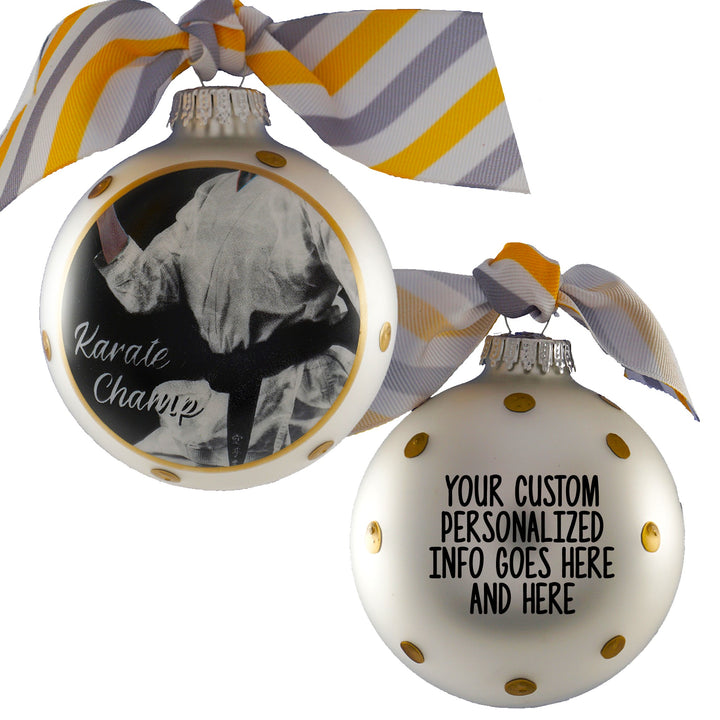 3 1/4" Personalized Giftable Glass Ball Ornament with Baby's 1st Koala/Moon