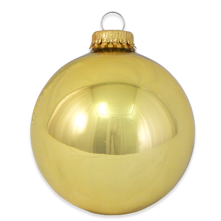 Christmas Tree Ornaments - Military Glass Balls from Christmas by Krebs - Handmade Seamless Hanging Holiday Decorations for Trees (67mm/2.625" Black and Gold Army Variety Set of 12)