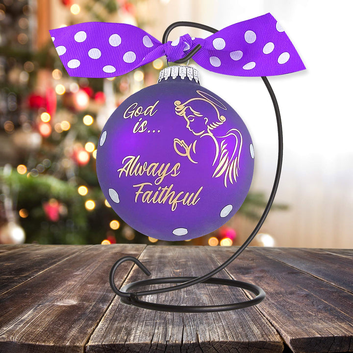 3 1/4" Personalized Giftable Glass Ball Ornament with Baby's 1st Koala/Moon