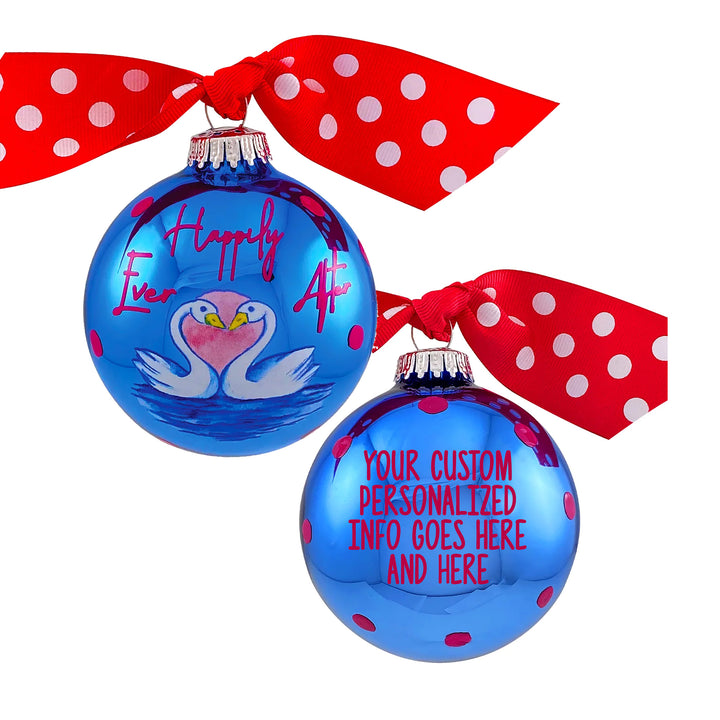 3 1/4" Personalized Giftable Glass Ball Ornament with Baby's 1st Koala/Moon