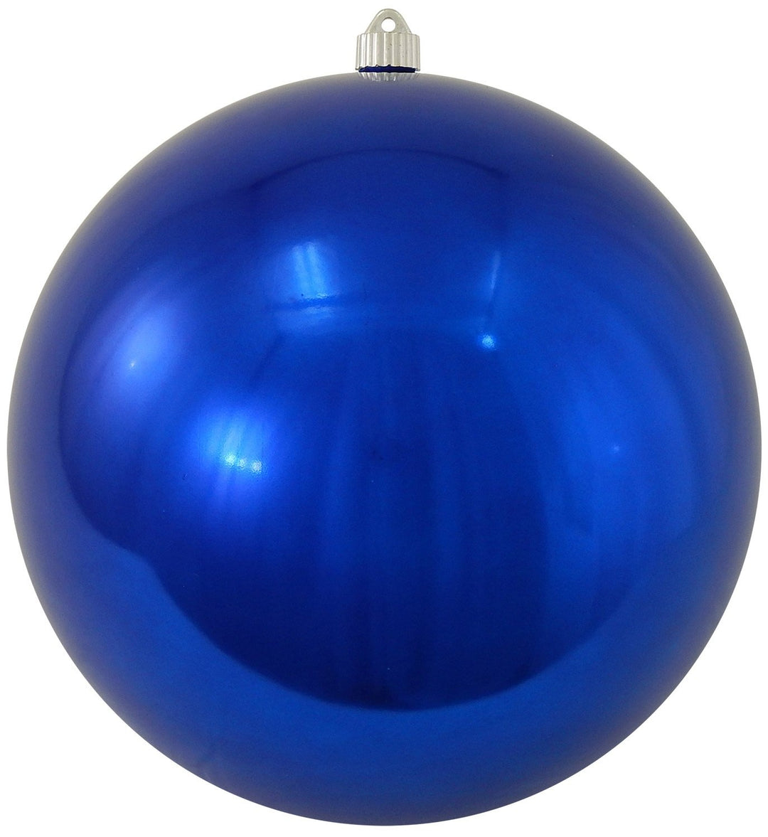 Christmas By Krebs 12" (300mm) Shiny Azure Blue [1 Piece] Solid Commercial Grade Indoor and Outdoor Shatterproof Plastic, UV and Water Resistant Ball Ornament Decorations