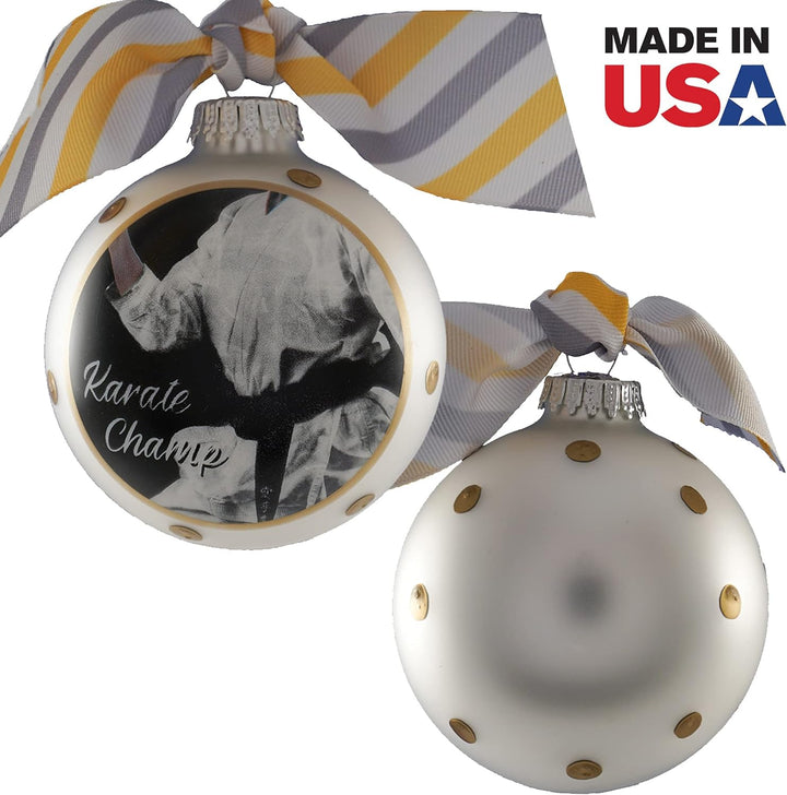 3 1/4" Personalized Giftable Glass Ball Ornament with Baby's 1st Koala/Moon