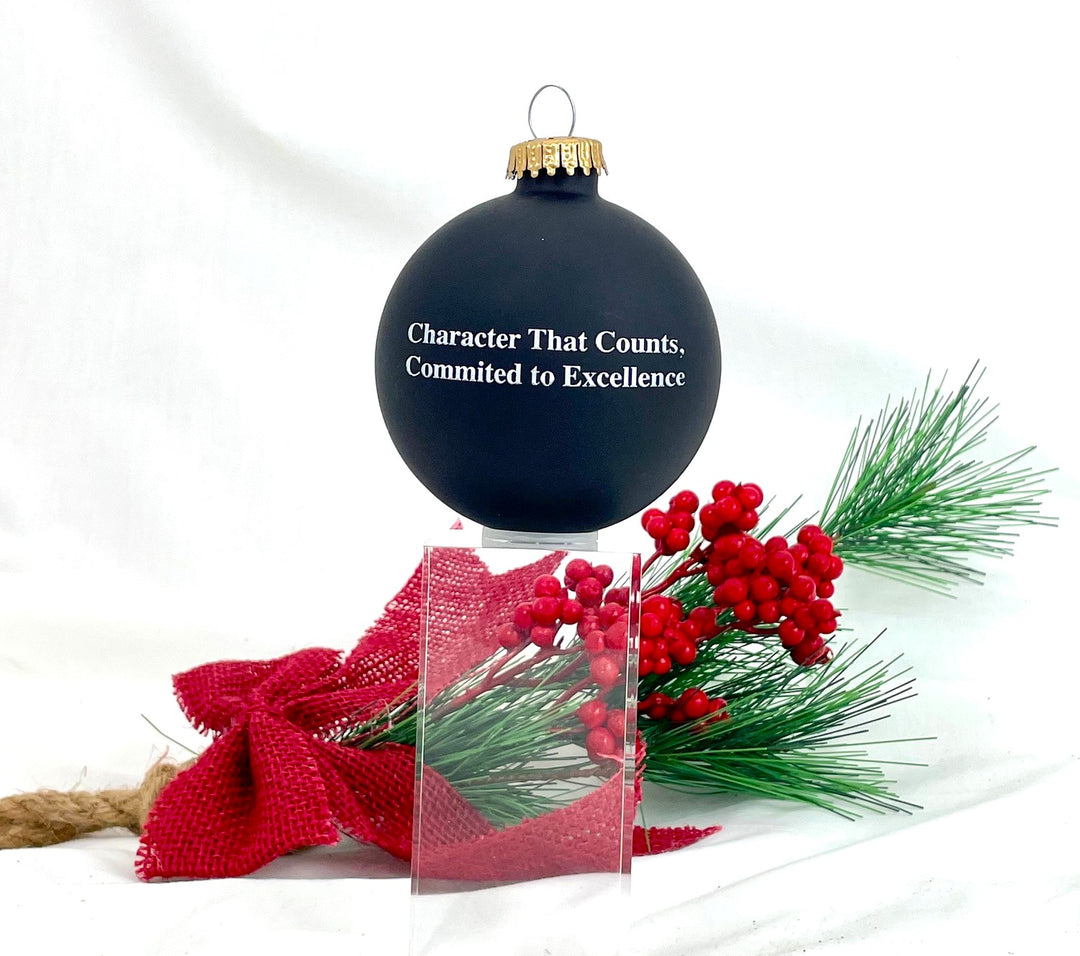 Christmas Tree Ornaments - 80mm / 3.25" Decorated Collectible Glass Balls from Christmas by Krebs - Handmade Seamless Hanging Holiday Decorations for Trees