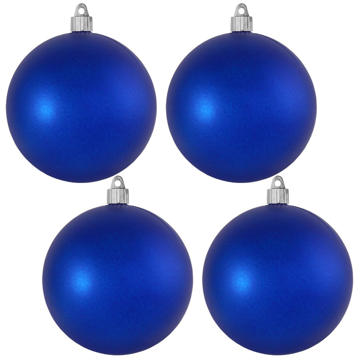 Christmas By Krebs Ornament, Large Commercial Grade Indoor and Outdoor Shatterproof Plastic, UV and Water Resistant Ball Ornament Decorations (Velvet Regal Blue, 4 3/4 inch (120mm))