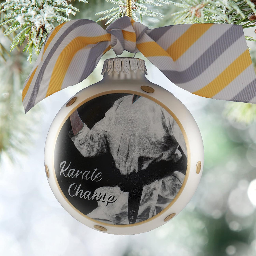 3 1/4" Personalized Giftable Glass Ball Ornament with Baby's 1st Koala/Moon