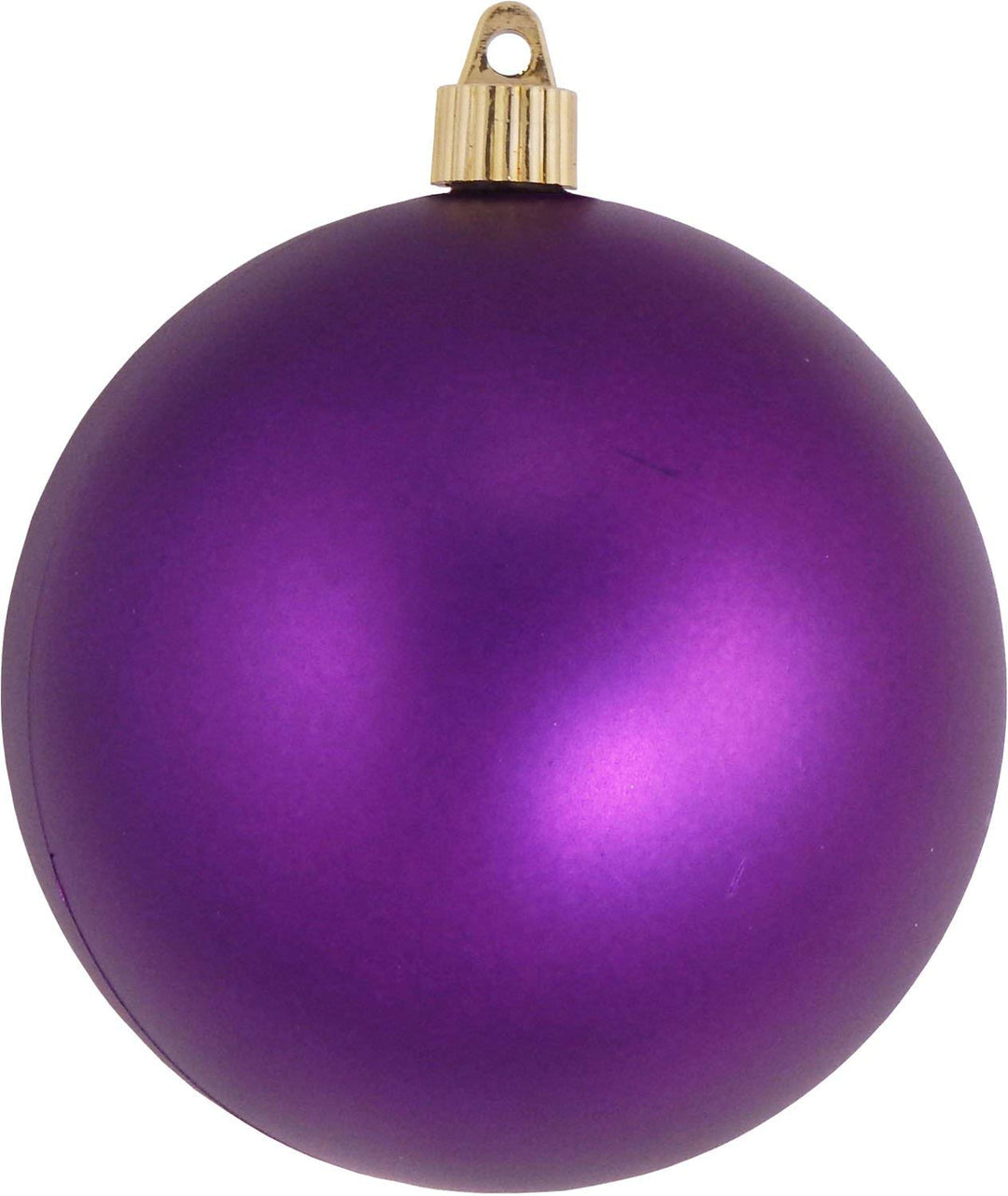 Christmas By Krebs Ornament, Large Commercial Grade Indoor and Outdoor Shatterproof Plastic, UV and Water Resistant Ball Ornament Decorations (Velvet Diva Purple, 4 3/4 inch (120mm))