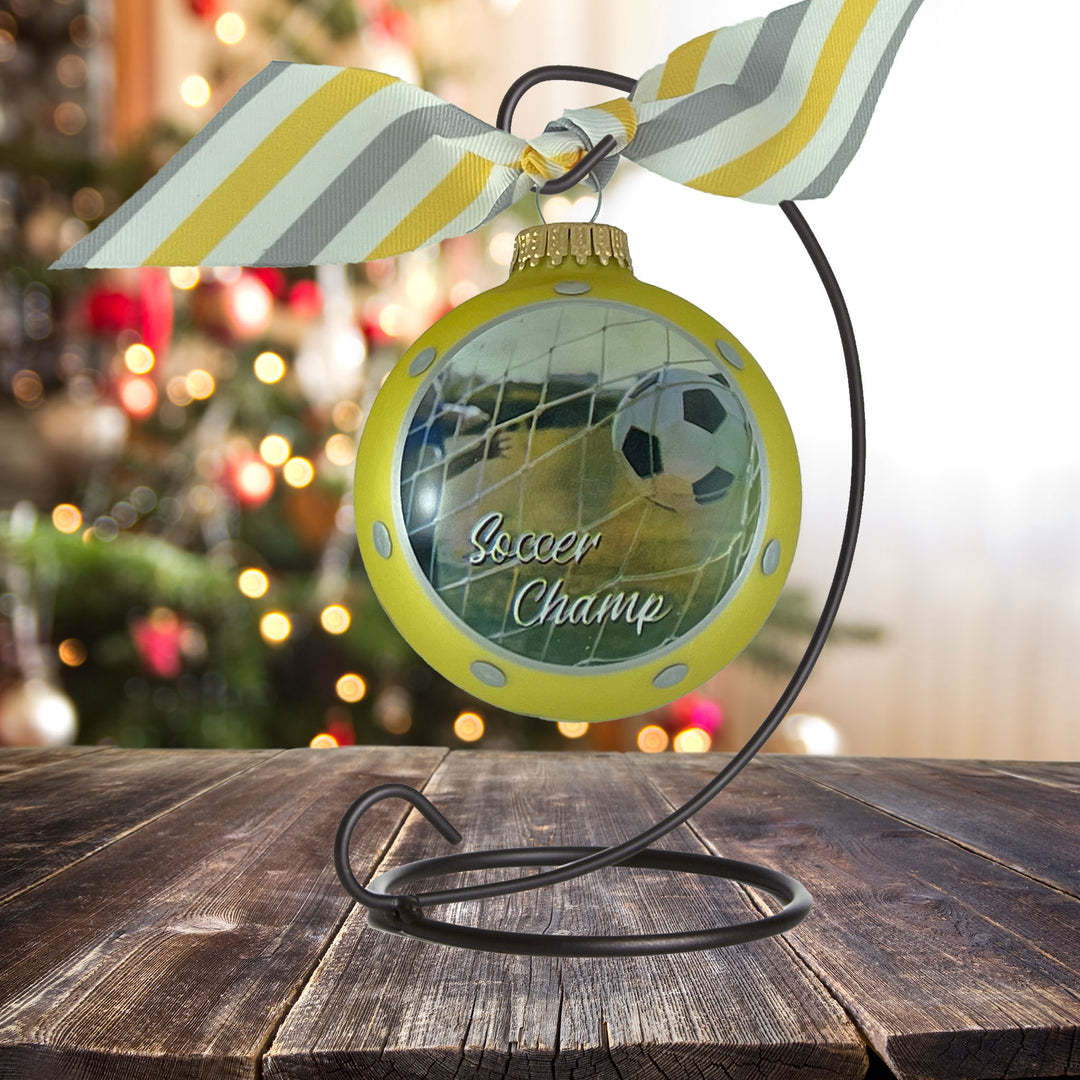 3 1/4" Personalized Giftable Glass Ball Ornament with Baby's 1st Koala/Moon