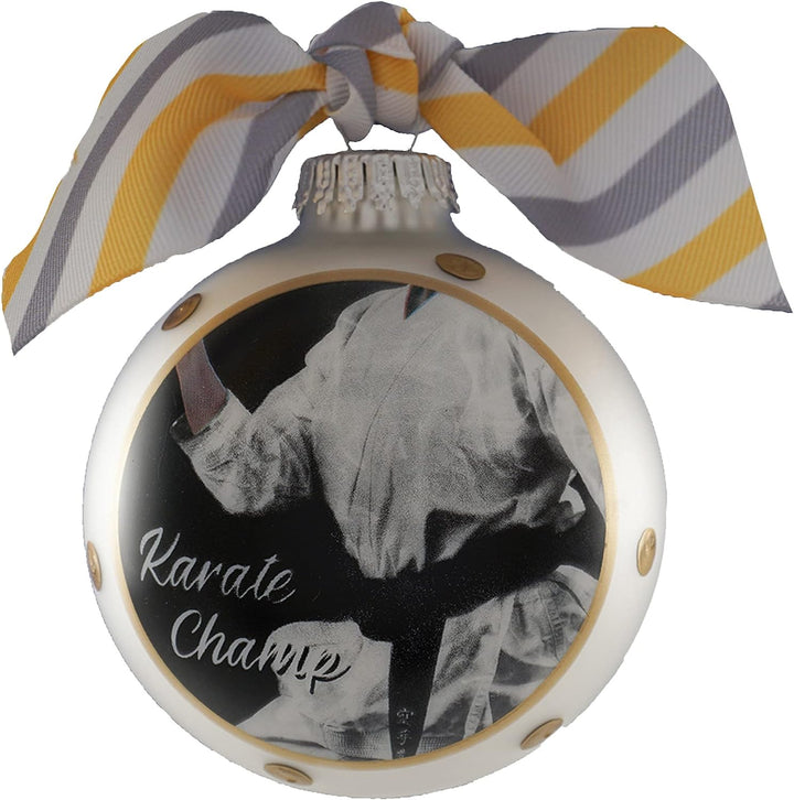 3 1/4" Personalized Giftable Glass Ball Ornament with Baby's 1st Koala/Moon