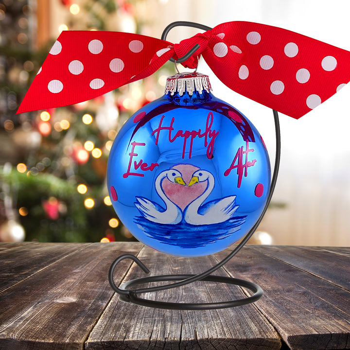 3 1/4" Personalized Giftable Glass Ball Ornament with Baby's 1st Koala/Moon