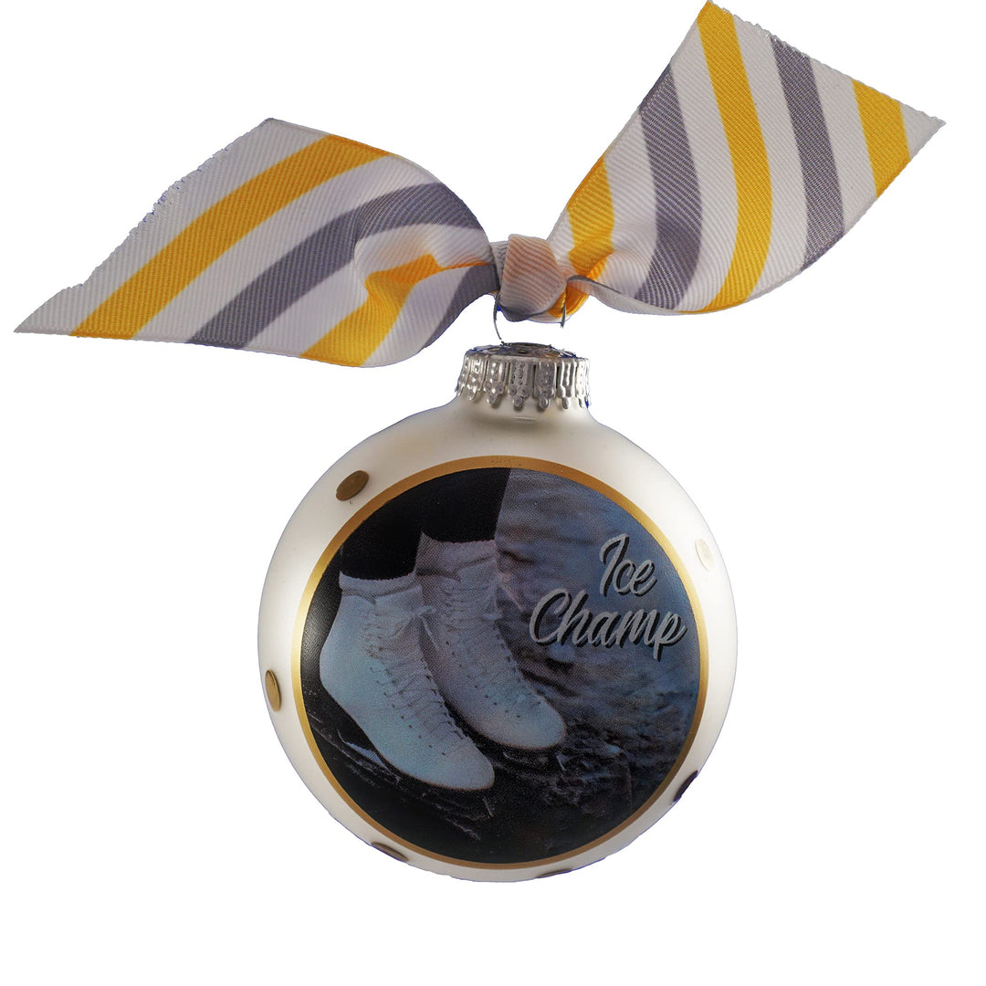 3 1/4" Personalized Giftable Glass Ball Ornament with Baby's 1st Koala/Moon