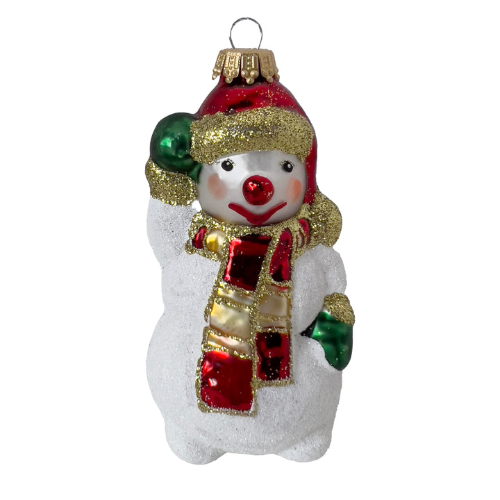 Christmas by Krebs Blown Glass Collectible Ukrainian Figurine (4.75