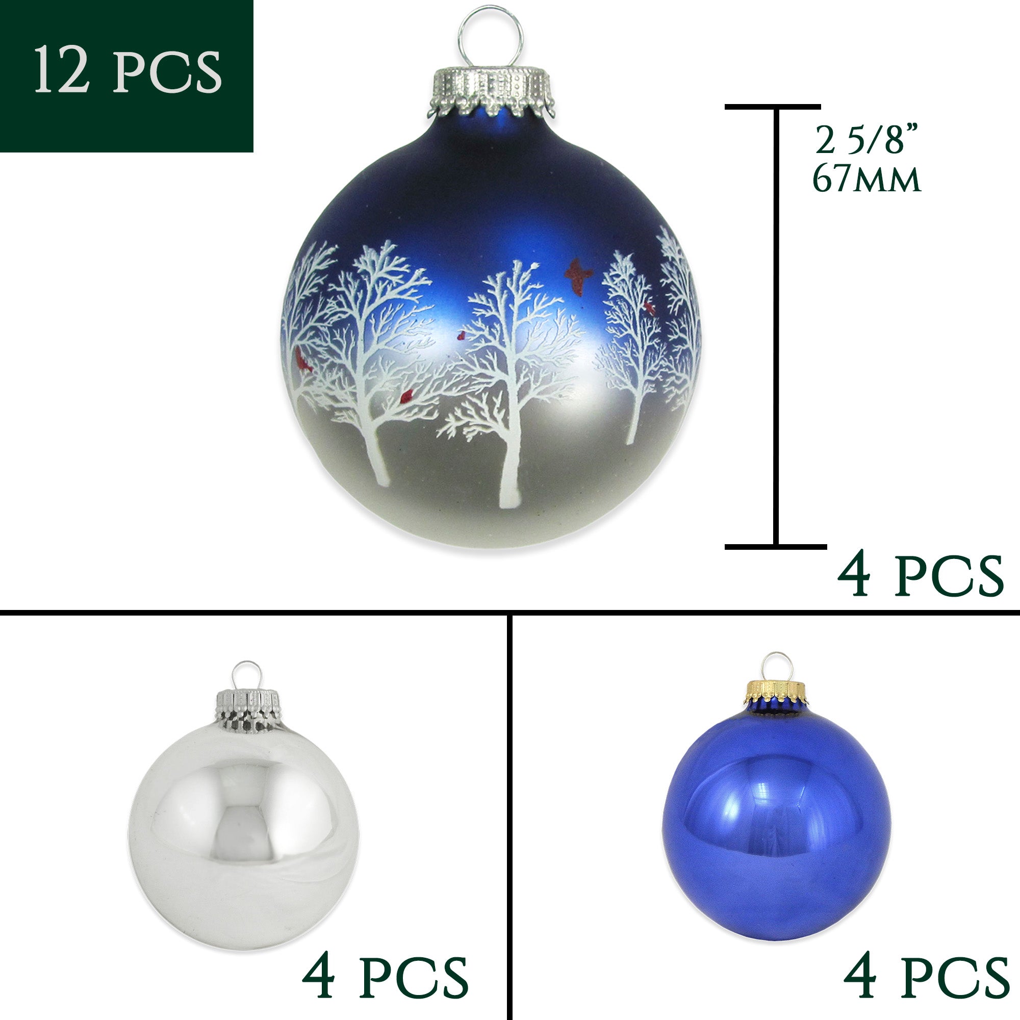 Silver balls deals for christmas tree