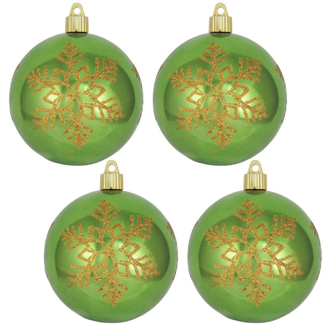 Christmas By Krebs 4 (100mm) Ornament [4 Pieces] Commercial Grade Ind –  Christmas by Krebs