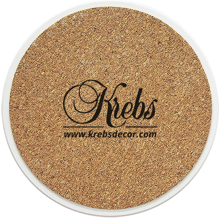 [Set of 4] 4 inch Round Premium Absorbent Ceramic Dog Lover Coasters - Pit Bull - Christmas by Krebs Wholesale